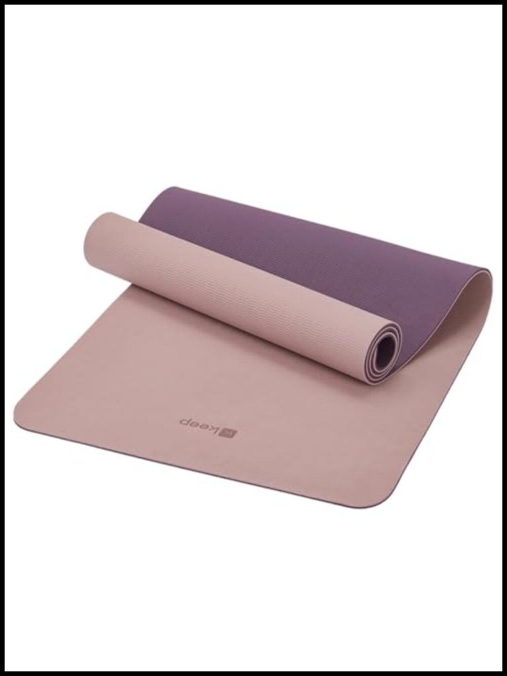 Thick TPE Yoga Mat 72x24 Non Slip Exercise Pilates Mat with Carry Strap